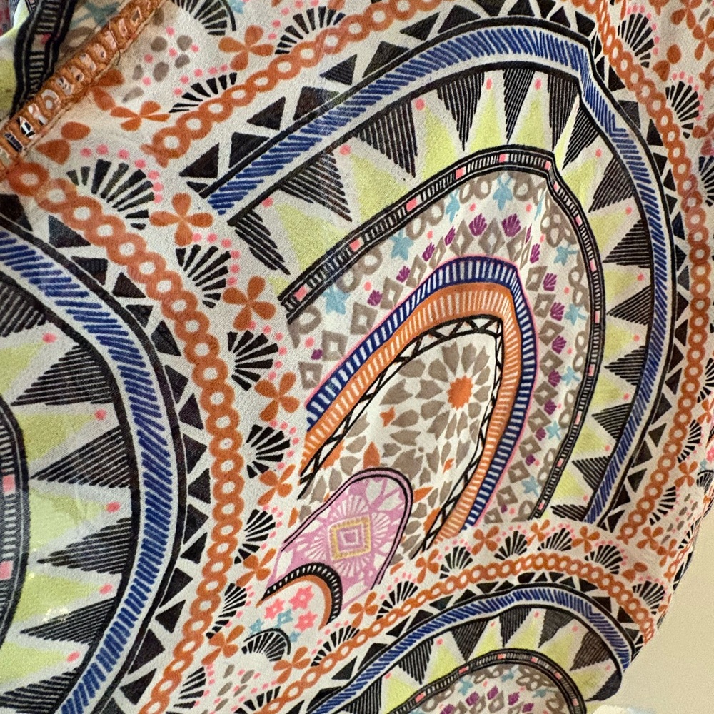 Colorful Patterned Summer Shrug - Picture 4 of 10